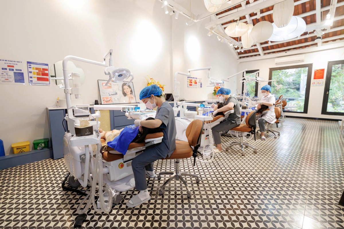 State-of-the-art dental clinic interior Ho Chi Minh City