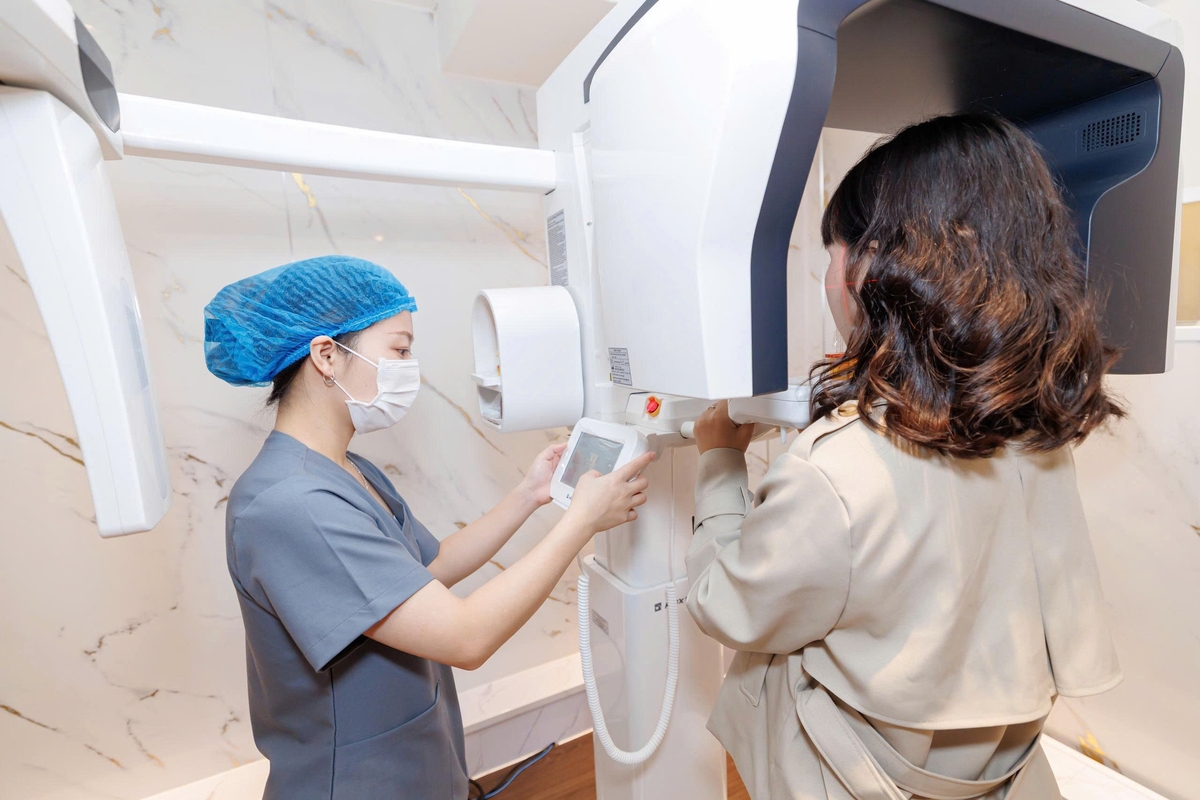 Sterile modern dental treatment room at best clinic Vietnam